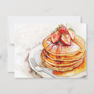 Pancakes Postcard