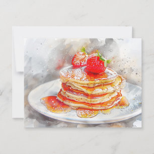 Pancakes Postcard