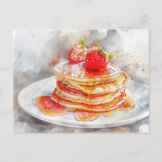 Pancakes Postcard (Front)