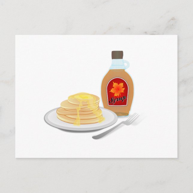 Pancakes Postcard (Front)