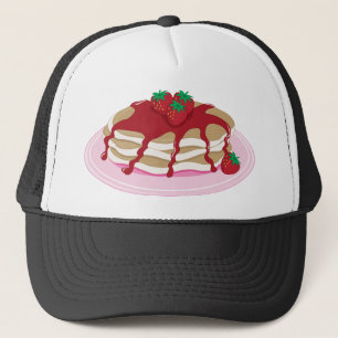 Pancakes Strawberry Trucker Hat