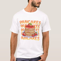 Pancakes Topped with Strawberries