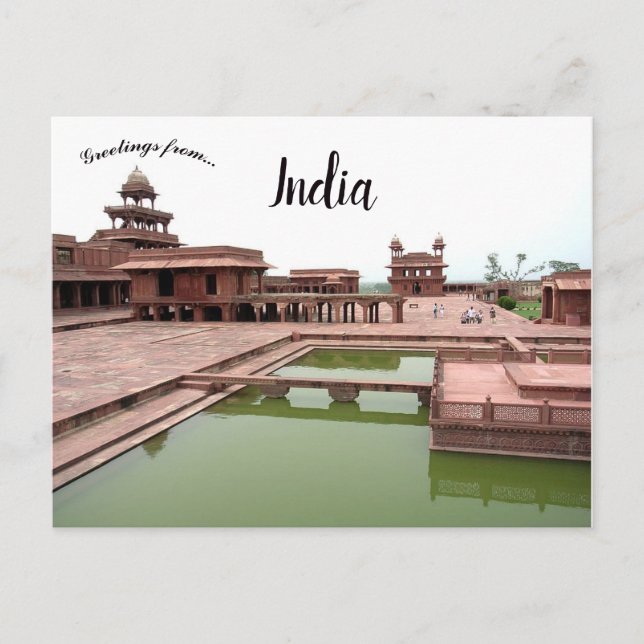 Panch Mahal Fatehpur Sikri Uttar Pradesh India Postcard (Front)