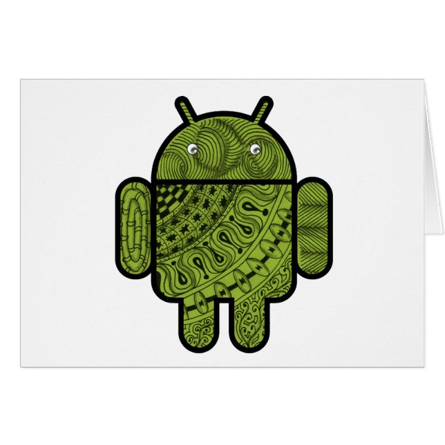 Pancho Doodle Character for the Android™ robot (Front Horizontal)