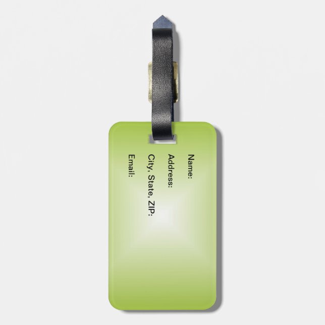 Pancho Doodle for Android™ Luggage Tag (Back Vertical)