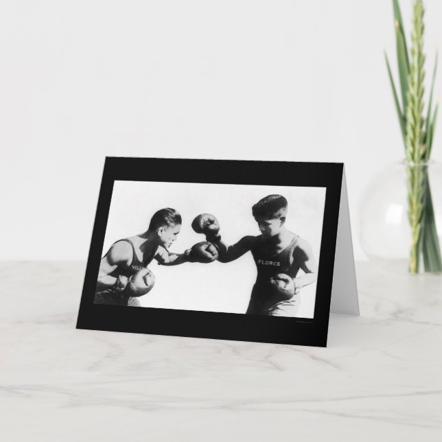 Pancho Villa Boxing Champ 1922 Card (Front)