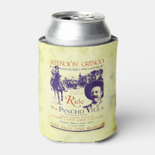 Pancho Villa 🔥 Mexican Hero General Can Cooler