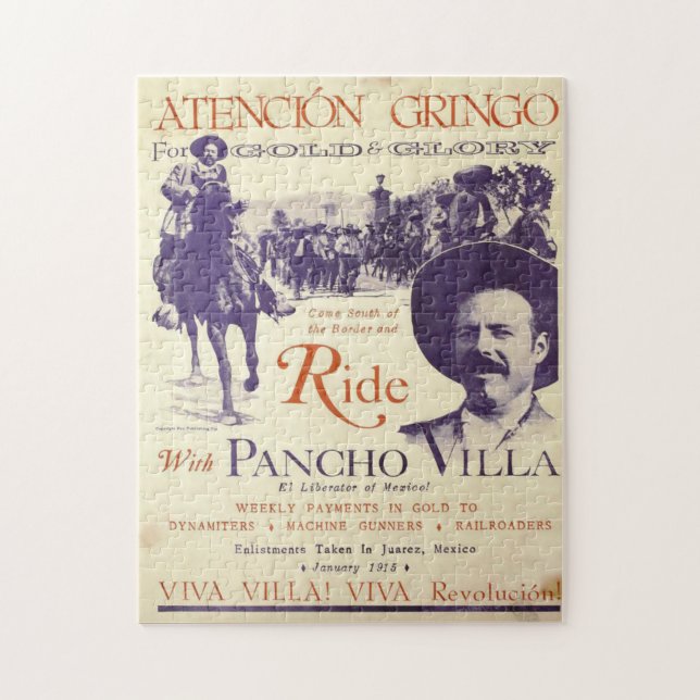 Pancho Villa 🔥 Mexican Hero General Jigsaw Puzzle (Vertical)