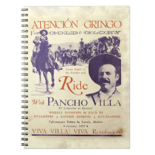 Pancho Villa 🔥 Mexican Hero General Notebook