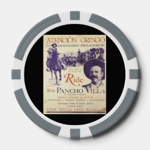Pancho Villa 🔥 Mexican Hero General Poker Chips