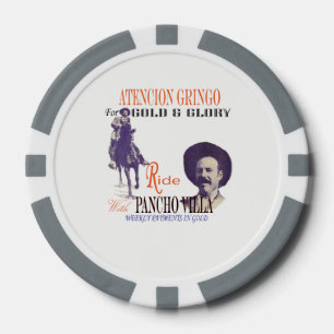 Pancho Villa 🔥 Mexican Hero General Poker Chips