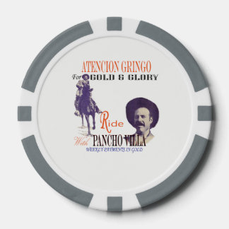 Pancho Villa 🔥 Mexican Hero General Poker Chips