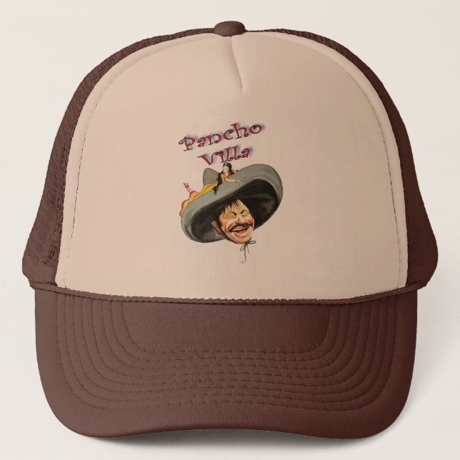 Pancho Villa 🔥 Mexican Hero General Trucker Hat (Front)