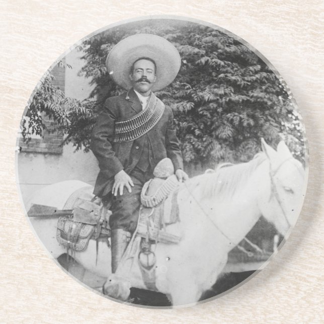 Pancho Villa Mexican Revolutionary General Coaster (Front)