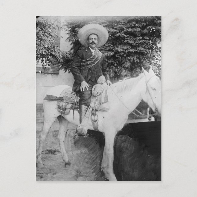 Pancho Villa Mexican Revolutionary General Postcard (Front)