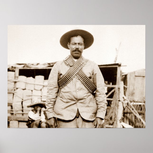 Pancho Villa with bandoliers Poster (Front)