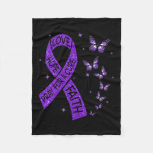 Pancreatic Cancer Awareness2  Fleece Blanket