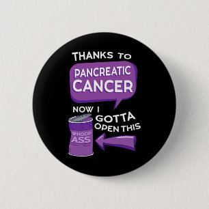 Pancreatic Cancer Awareness Adenocarcinoma Stomach 6 Cm Round Badge