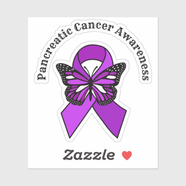 Pancreatic Cancer Awareness | Butterfly  (Sheet)