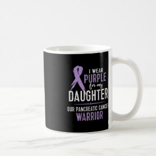 Pancreatic Cancer Awareness Daughter Walk Run Cur Coffee Mug