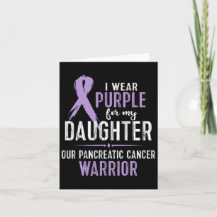 Pancreatic Cancer Awareness Daughter Walk Run Cure Card