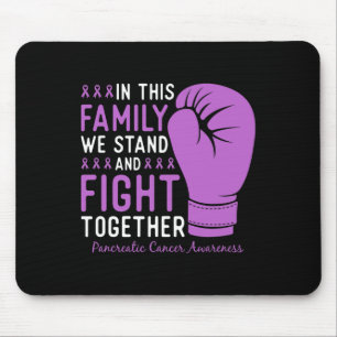 Pancreatic Cancer Awareness Fight Family Support Mouse Mat
