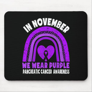 Pancreatic Cancer Awareness  In November We Wear P Mouse Mat