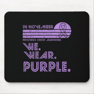 Pancreatic Cancer Awareness Month November Wear Pu Mouse Mat