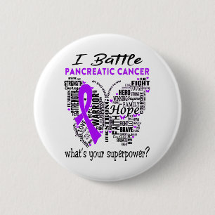 Pancreatic Cancer Awareness Month Ribbon Gifts 6 Cm Round Badge