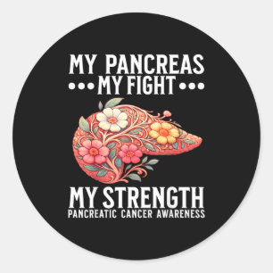Pancreatic Cancer Awareness Pancreatic Cancer Classic Round Sticker