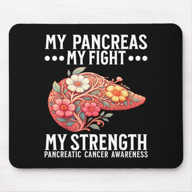 Pancreatic Cancer Awareness Pancreatic Cancer  Mouse Mat (Front)