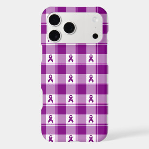Pancreatic Cancer Awareness Plaid, Phone Case
