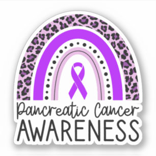 Pancreatic Cancer Awareness Purple Ribbon