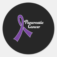 Pancreatic Cancer Awareness Purple Ribbon
