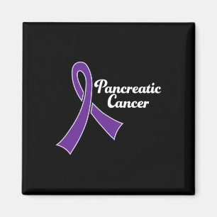 Pancreatic Cancer Awareness Purple Ribbon Magnet