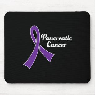 Pancreatic Cancer Awareness Purple Ribbon Mouse Mat