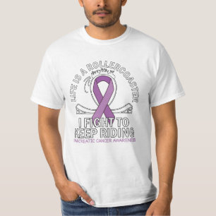 Pancreatic cancer awareness purple ribbon T-Shirt