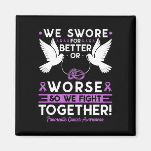 Pancreatic Cancer Awareness Spouse Husband Wife Su Magnet