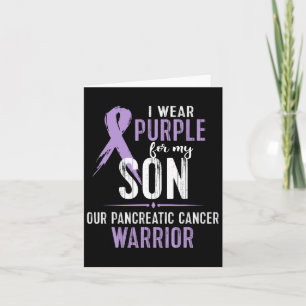 Pancreatic Cancer Awareness Support Son Walk Run C Card