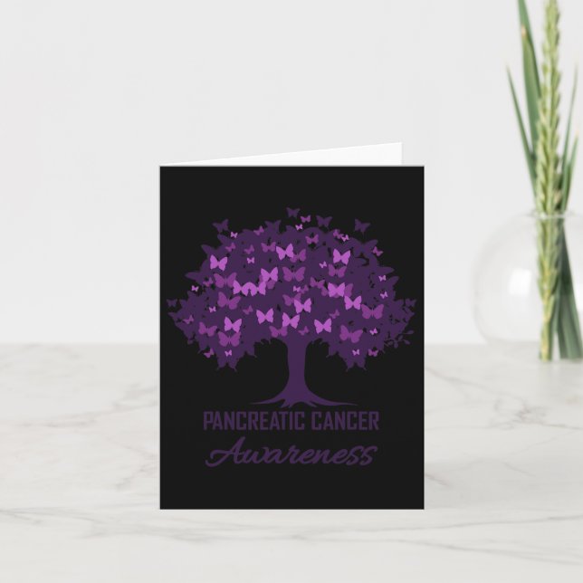Pancreatic Cancer Awareness World Cancer Day Mum  Card (Front)