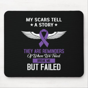 Pancreatic Cancer Fight Cancer Ribbon 10 Mouse Mat