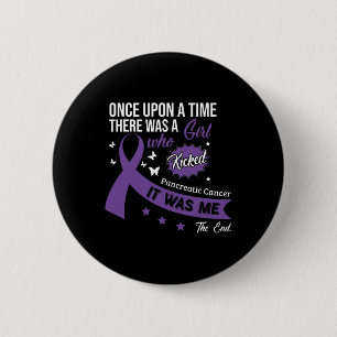 Pancreatic Cancer Fight Cancer Ribbon 12 6 Cm Round Badge