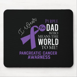Pancreatic Cancer Fight Cancer Ribbon 17 Mouse Mat
