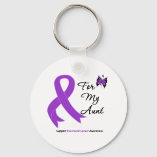 Pancreatic Cancer For My Aunt Key Ring