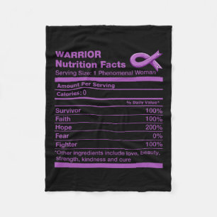 Pancreatic Cancer Fun Pancreatic Cancer Awareness  Fleece Blanket