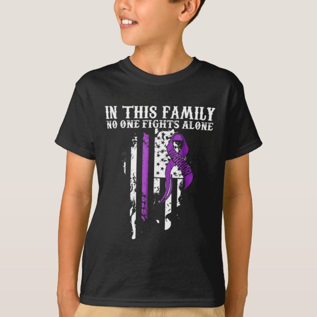 Pancreatic Cancer Gifts- Pancreatic Cancer Awarene T-Shirt (Front)
