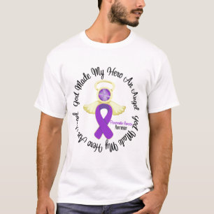Pancreatic Cancer God Made My Hero An Angel T-Shirt