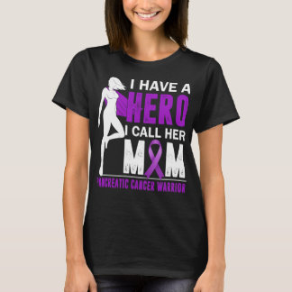 pancreatic cancer hero mum warrior survivor T-Shirt