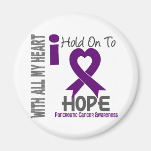 Pancreatic Cancer I Hold On To Hope Magnet