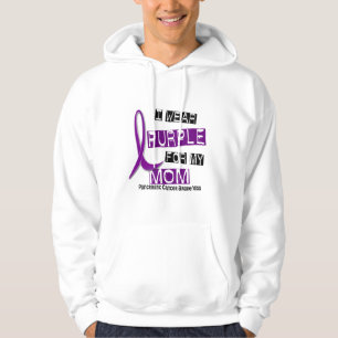 Pancreatic Cancer I WEAR PURPLE 37 Mum Hoodie